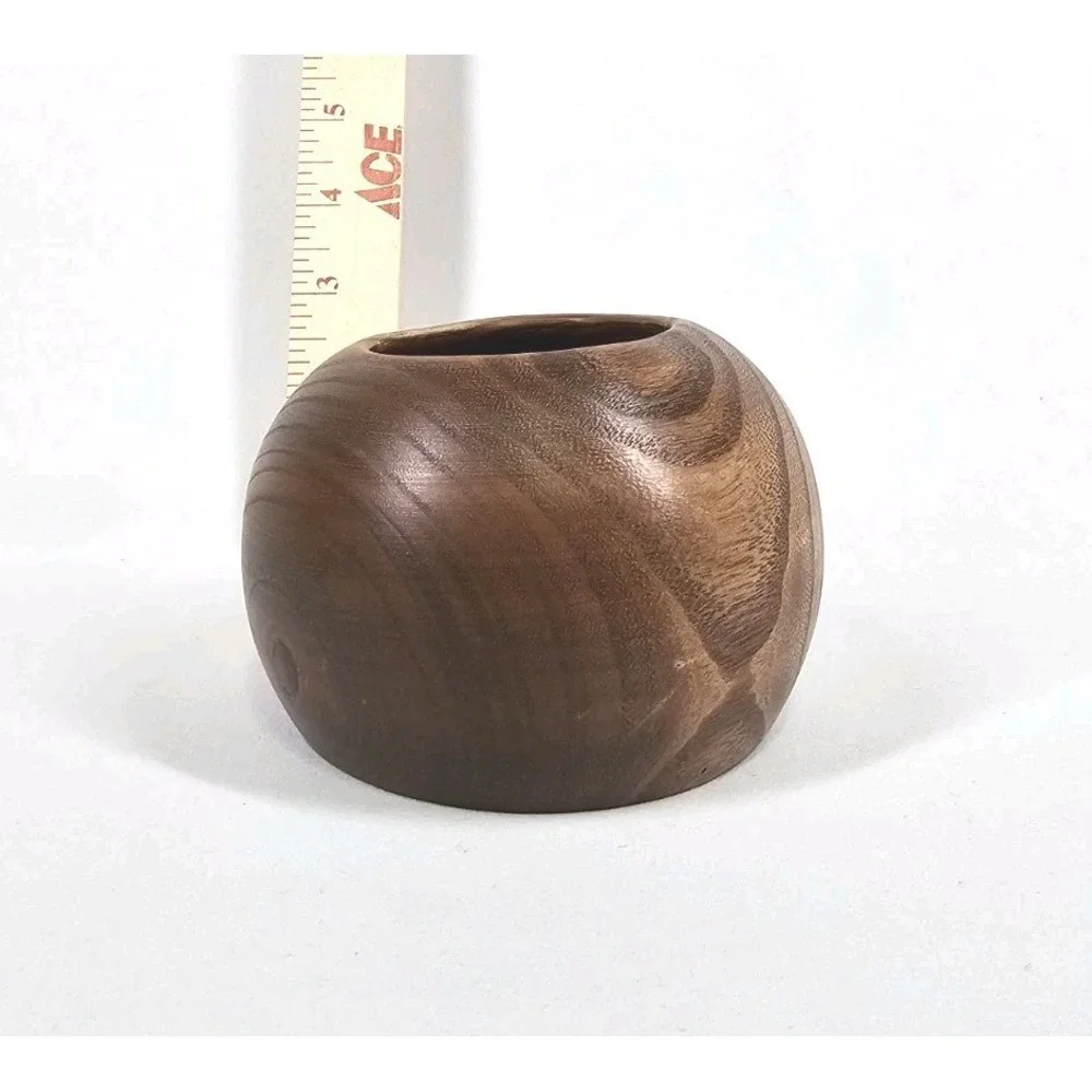 Handmade Cotton Wood Bowl Flower Dish Design Accessory Decoration Holder Gift